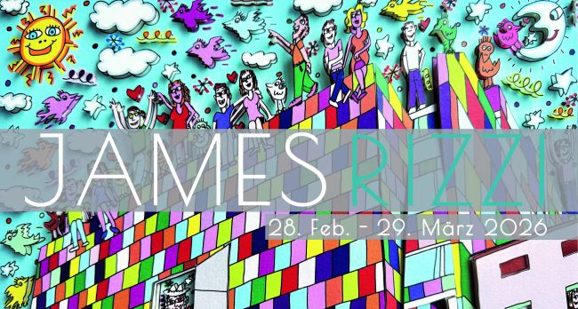 James Rizzi Ausstellung Einladung 1